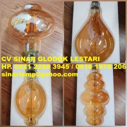 Bohlam Lampu Retro Edison Vintage Tabung Besar
